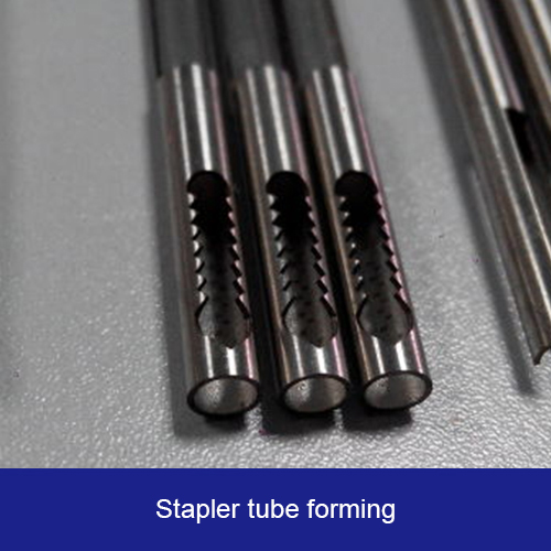 Stapler tube forming