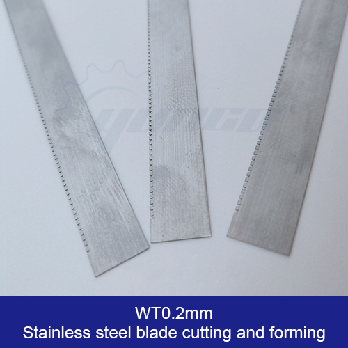 WT0.2mm Stainless Steel Blade Cutting and Forming