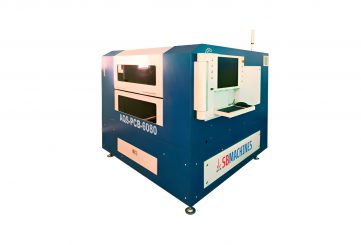 Máquina de corte a laser de fibra AQS-PCB-6080 para substrato de PCB de precisão
