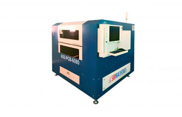 Máquina de corte a laser de fibra AQS-PCB-6080 para substrato de PCB de precisão