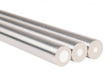 Tubo de nitinol com núcleo de platina